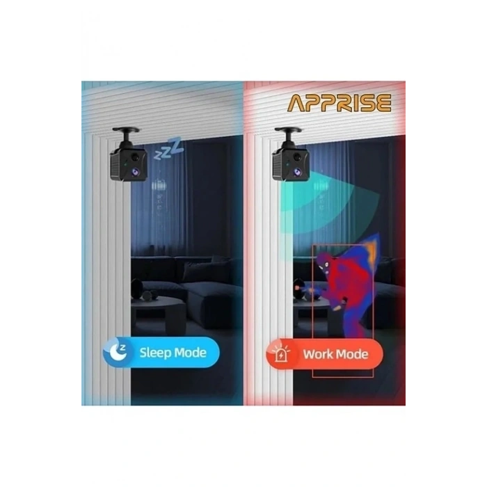 Mini Ip Kamera Sensörlü Algılamalı Sesli Konuşmalı 1080p Hd Wifi Kamera