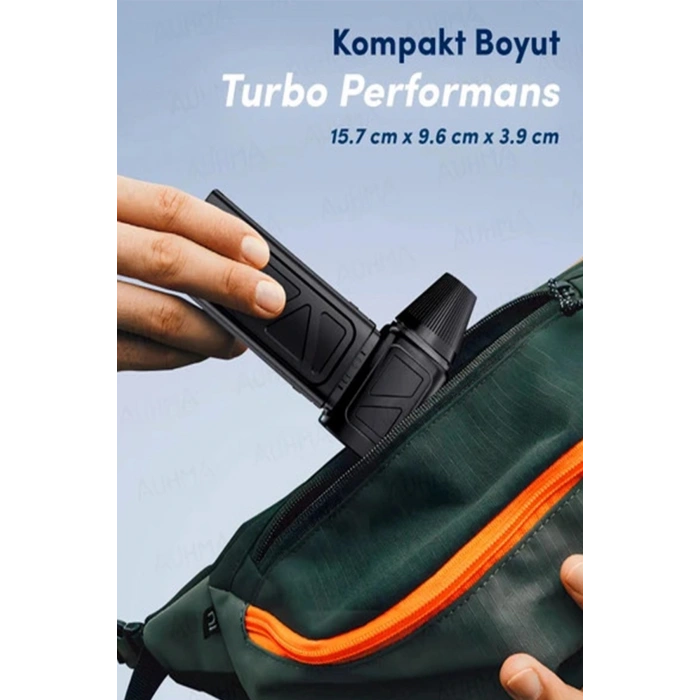 Mini Turbo Fan 130.000 Rpm Şarjlı 8000 Mah Batarya 4 Vitesli Taşınabilir Elektrikli Hava Üfleyici Kompresörü
