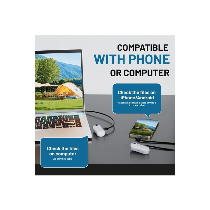 Mini Wıfı Aksiyon Kamerası 1080p Taşınabilir Vücut Kamerası Giyilebilir Video Kaydedici Ipx7 Su Geçirmez