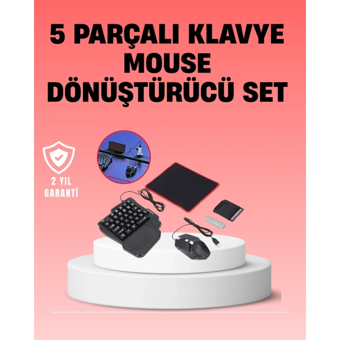 Mobil  Aksesuar Seti | Kablosuz Düşük Gecikmeli Klavye & Mouse