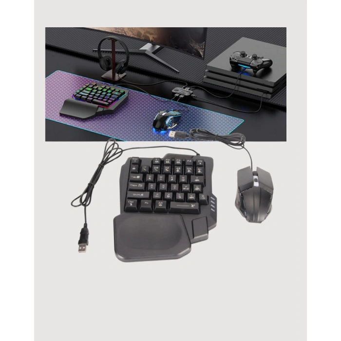 Mobil Pubg Ları İçin 5in1 Klavye Mouse Oyun Seti – Bt5.3 Destekli