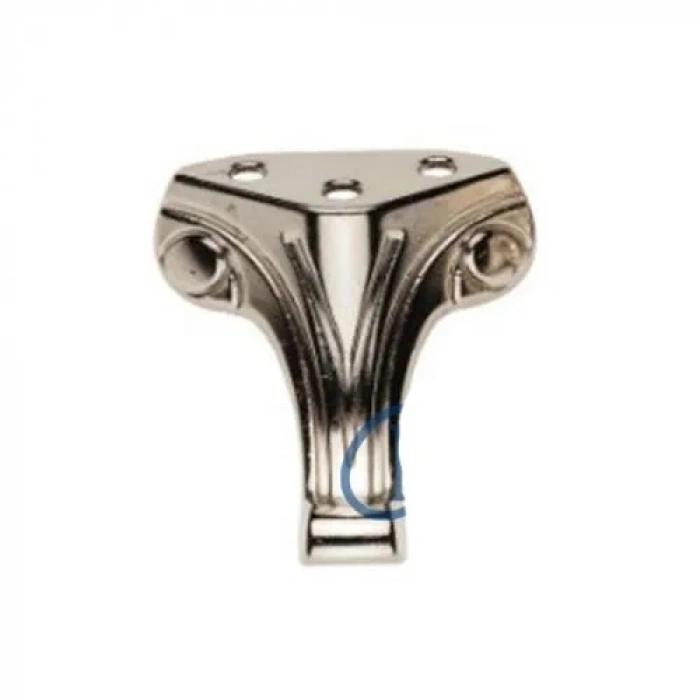 Moda Ahşap Sandık Ayağı, Kutu Ayak 4,5 Cm - Nikel, 50 Adet