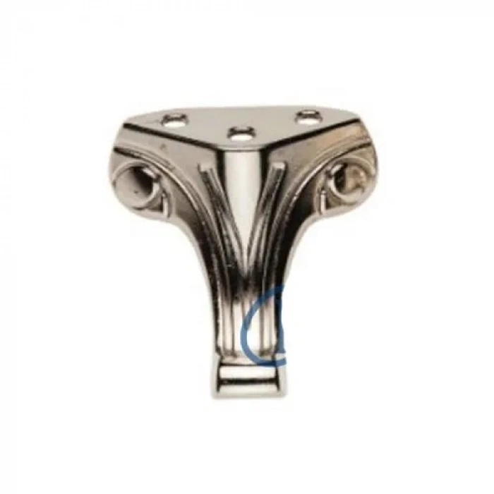 Moda Ahşap Sandık Ayağı, Kutu Ayak 4,5 Cm - Nikel, 50 Adet