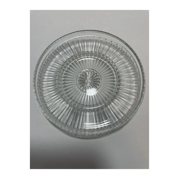 Müge 6lı Cam Çay Tabağı Çay Tabak Altlığı-TG-2023 (599)