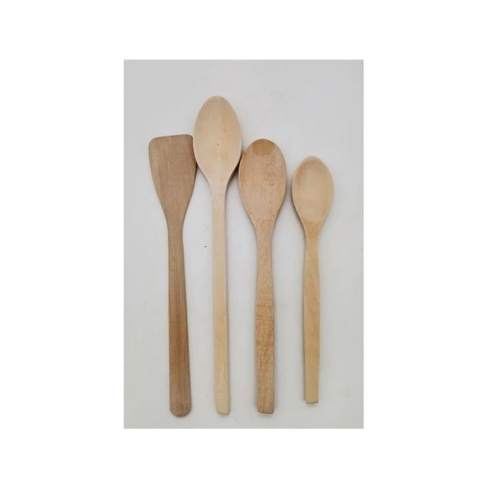 Mutfak Ahşap Kaşık Set 4Lü Balsa Ks04 (599)