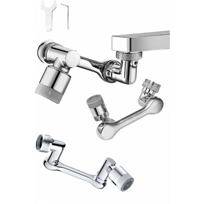 Mutfak Musluk Başlığı 1080 Derece Dönebilir Oynar Başlıklı Musluk Atı