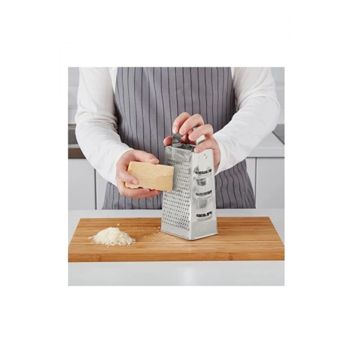 Mutfak Rende Paslanmaz Çelik 12 Cm X 10 Cm X 20 Cm (599)