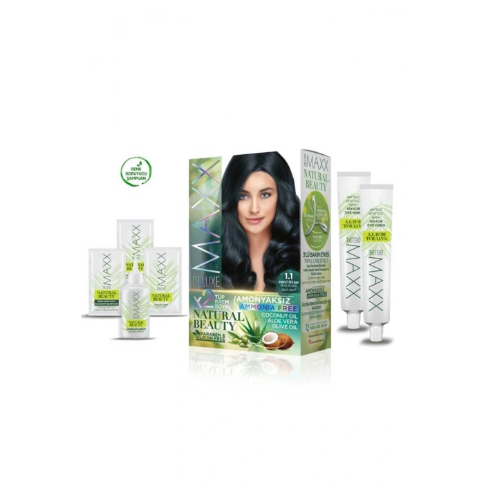 Natural Beauty Amonyaksız Saç Boyası 1.1 Mavi Siyah (599)