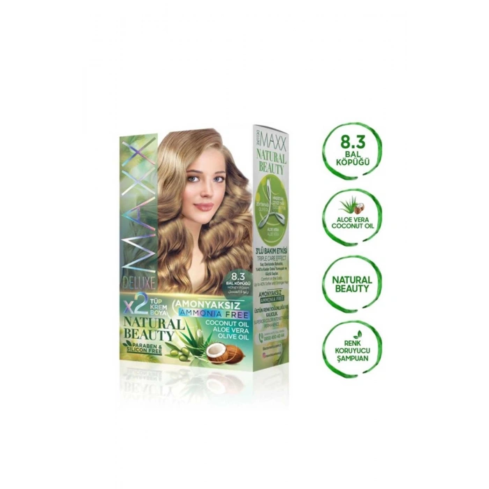 Natural Beauty Amonyaksız Saç Boyası 8.3 Bal Köpüğü (599)