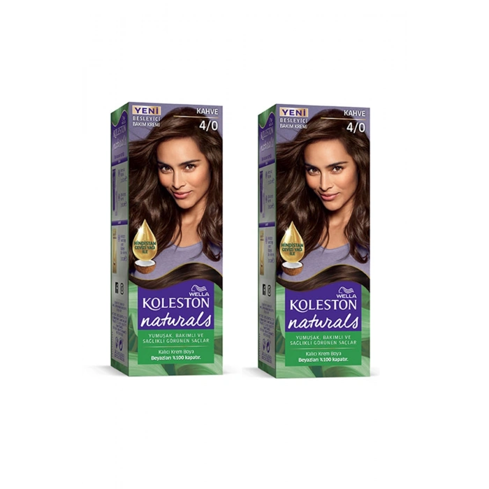 Naturals Saç Boyası Kahve 4/0 2X Paket (599)