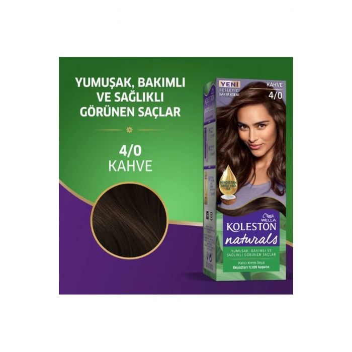 Naturals Saç Boyası Kahve 4/0 2X Paket (599)