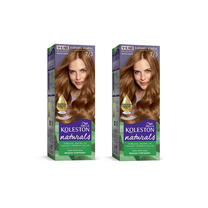 Naturals Saç Boyası Karamel Kumral 7/3 2X Paket (599)
