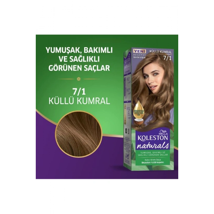 Naturals Saç Boyası Küllü Kumral 7/1 (599)