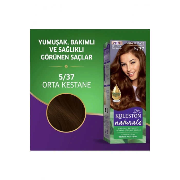 Naturals Saç Boyası Orta Kestane 5/37 (599)