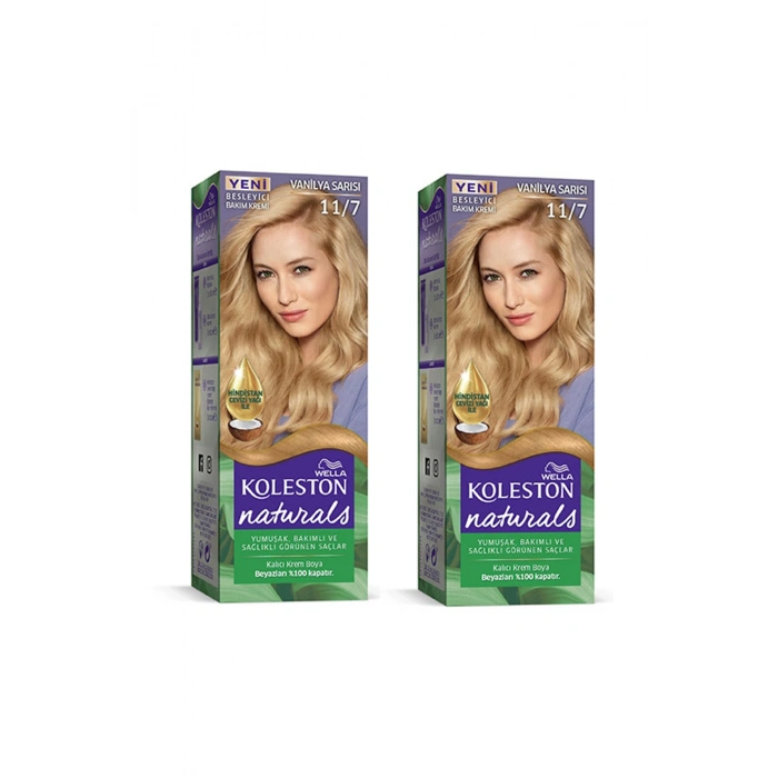 Naturals Saç Boyası Vanilya Sarısı 11/7 2X Paket (599)
