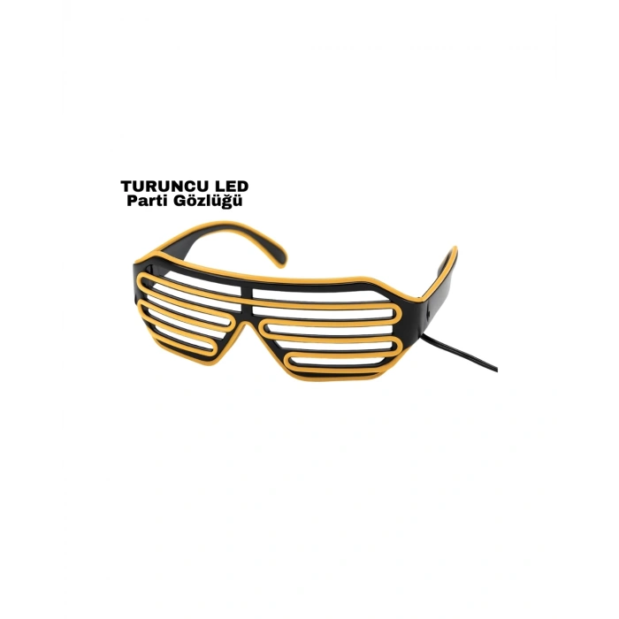Neon Gözlük Turuncu