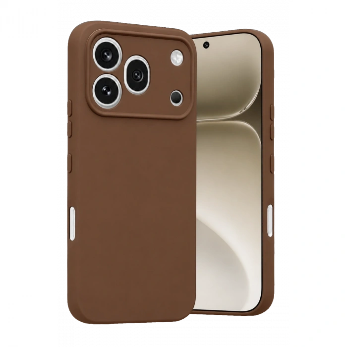 Newface Huawei Honor 600 Pro First Silikon - Kahverengi