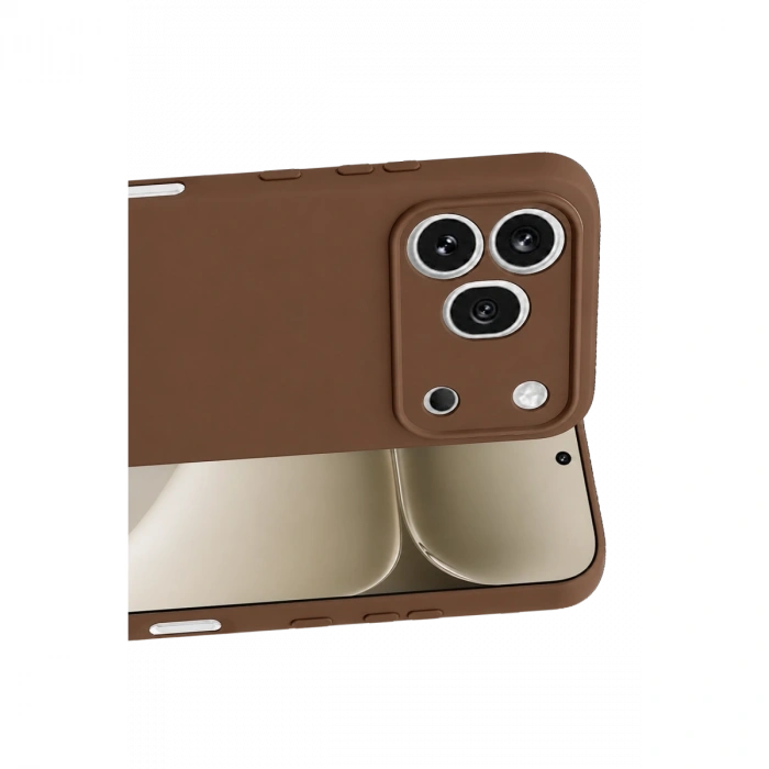 Newface Huawei Honor 600 Pro First Silikon - Kahverengi