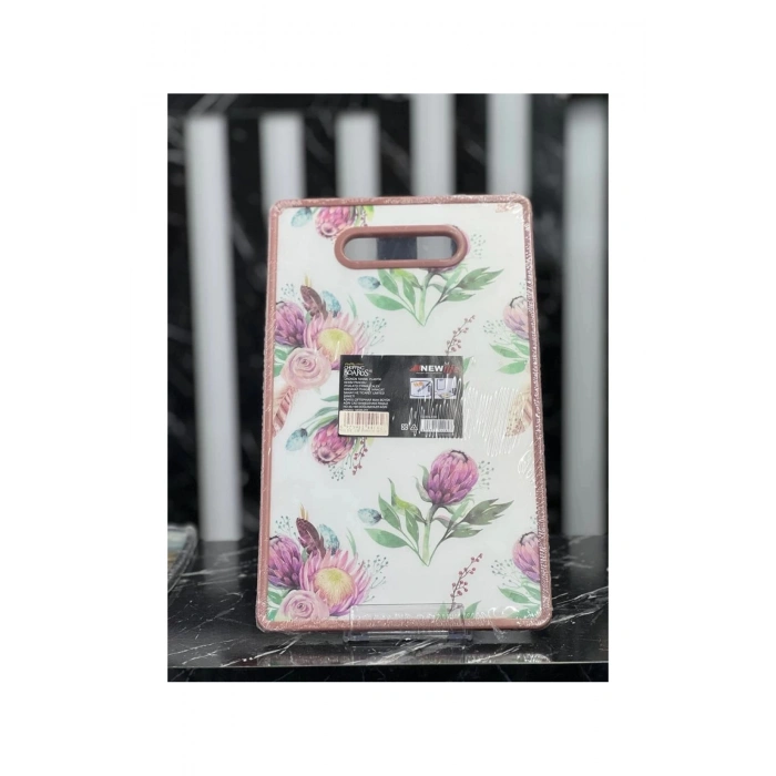 Newlife 130D Model Plastik Desenli Kesim Tahtası (599)