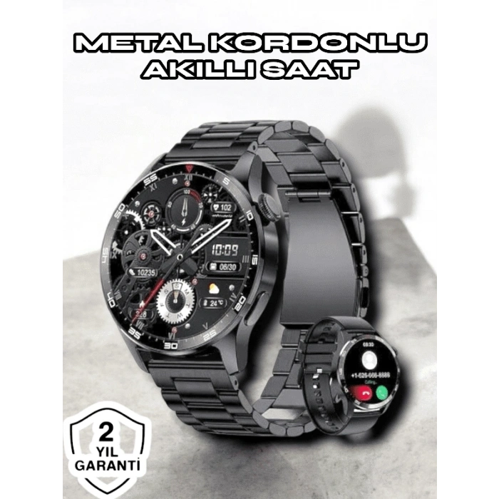 Nfc Ve Kablosuz Şarjlı Akıllı Saat Ekg, Nabız & Spor Modları İle İos Ve Android Uyumlu