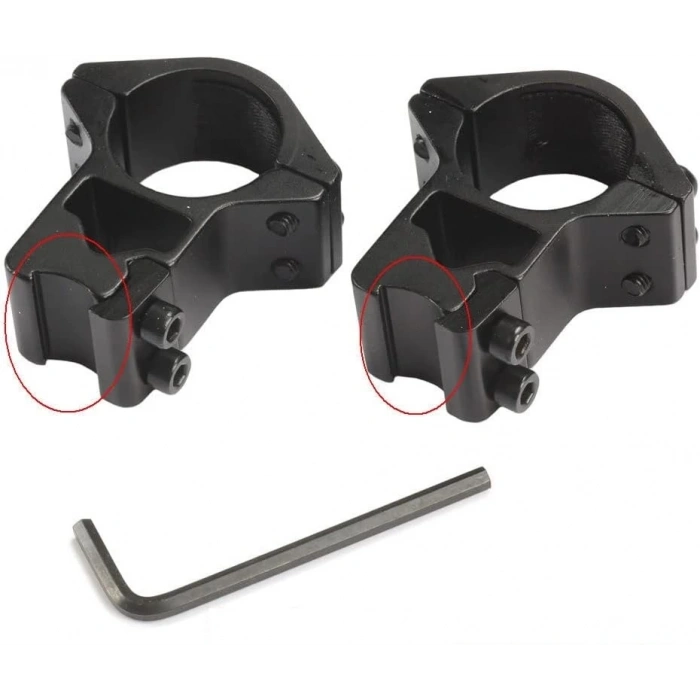 Nikula-25.4mm Dürbün İçin 11mm Yüksek Havalı  / Av Tüfeği Ayağı