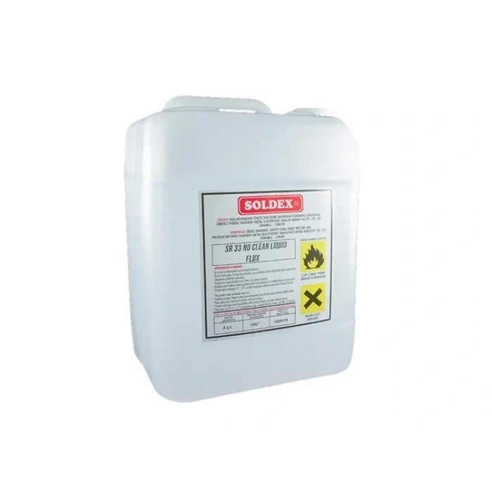 No Clean Flux 5 Lt Sr33 - Temizleme Gerektirmeyen Lehim Suları