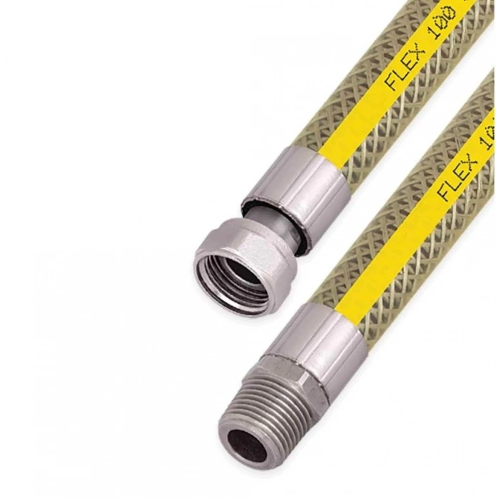 Ocak Fırın Doğalgaz Bağlantı Fleksi Extra Korumalı Hortum 1 Metre
