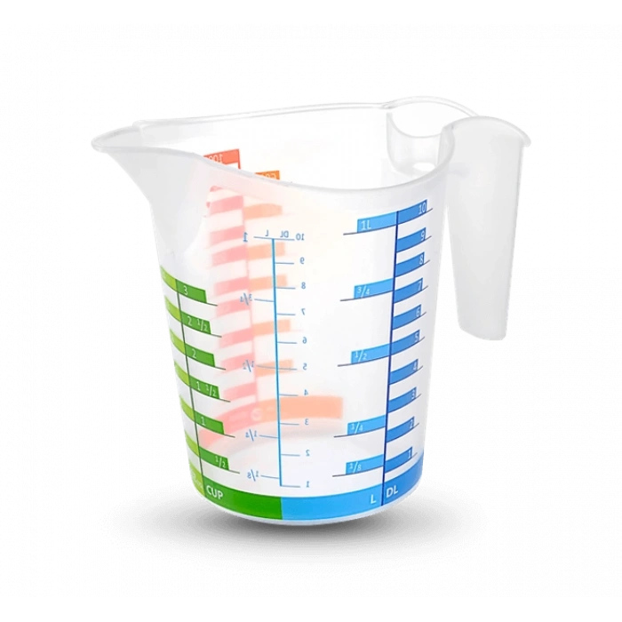 Ölçü Kabı Dereceli Renkli 1000 ML (599)