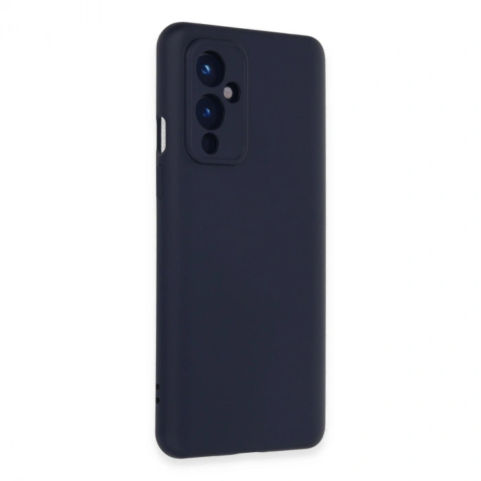 One Plus 9 Kılıf Nano İçi Kadife Silikon - Lacivert