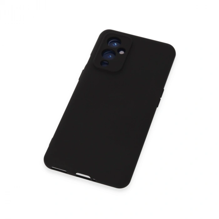 One Plus 9 Kılıf Nano İçi Kadife Silikon - Siyah