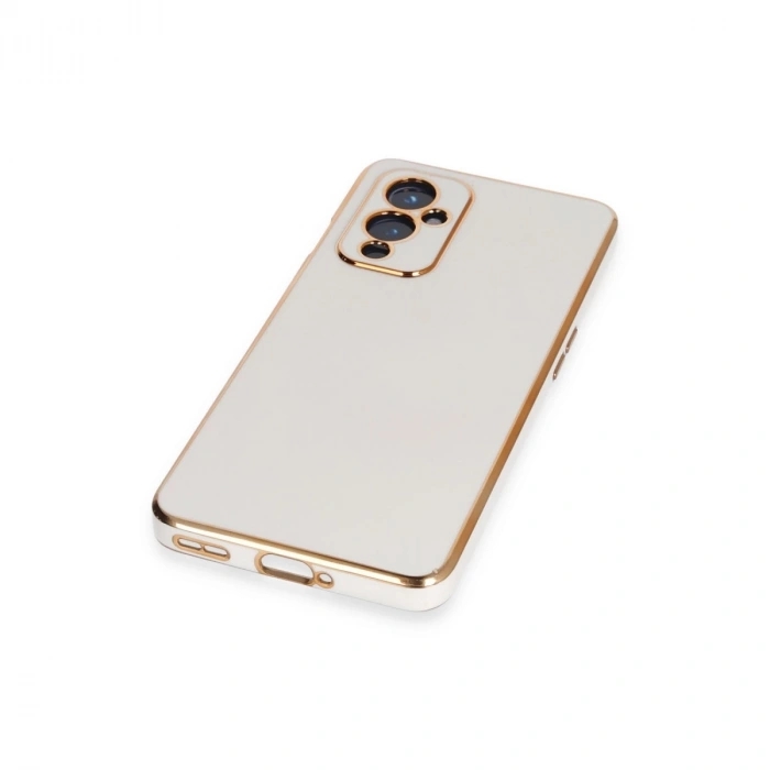 One Plus 9 Kılıf Volet Silikon - Beyaz