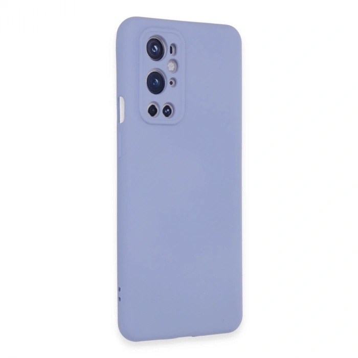 One Plus 9 Pro Kılıf Nano İçi Kadife Silikon - Mavi