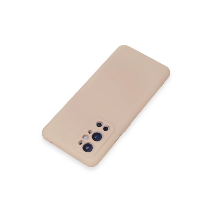One Plus 9 Pro Kılıf Nano İçi Kadife Silikon - Pudra