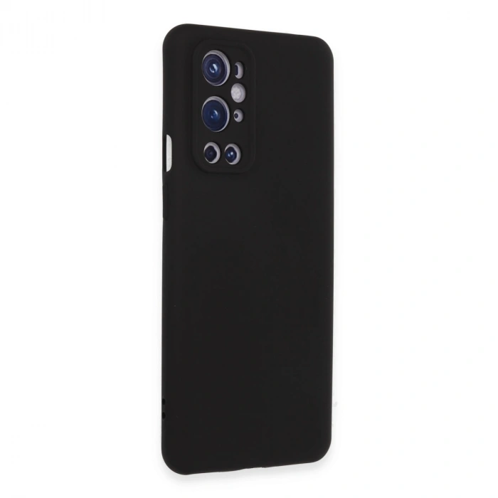 One Plus 9 Pro Kılıf Nano İçi Kadife Silikon - Siyah