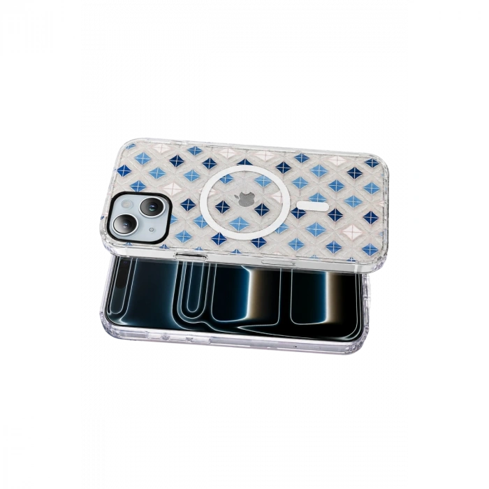 Onegif Apple İphone 14 Desina Magsafe Kapak - Desen 4