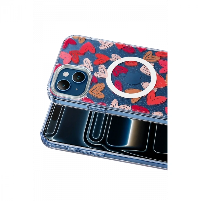 Onegif Apple İphone 14 Desina Magsafe Kapak - Desen 6
