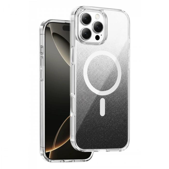Onegif Apple İphone 16 Pro Max Sora Simli Magsafe Kapak - Siyah