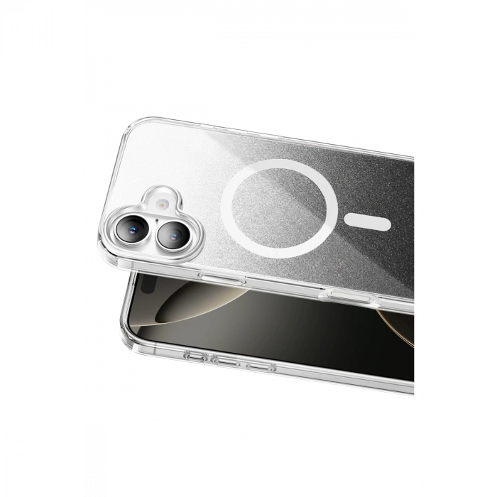 Onegif Apple İphone 16 Sora Simli Magsafe Kapak - Siyah
