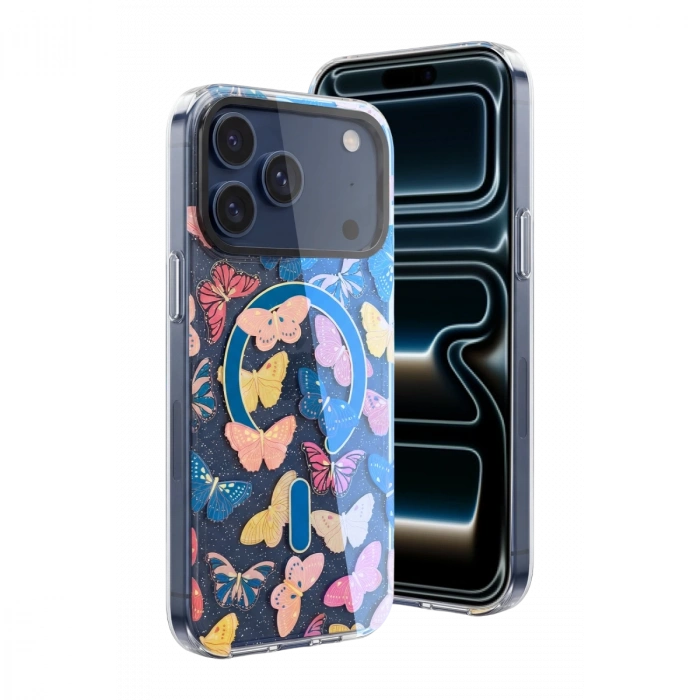 Onegif Apple İphone 17 Pro Max Desina Magsafe Kapak - Desen 5