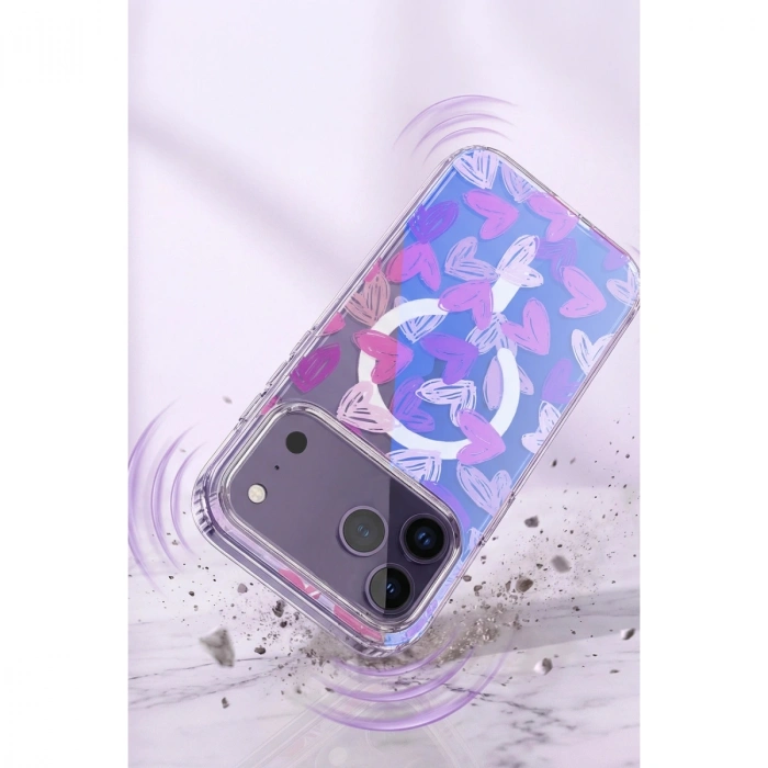 Onegif Apple İphone 17 Pro Max Desina Magsafe Kapak - Desen 6