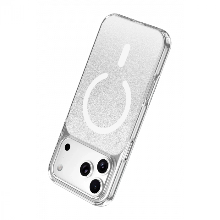 Onegif Apple İphone 17 Pro Sora Simli Magsafe Kapak - Beyaz