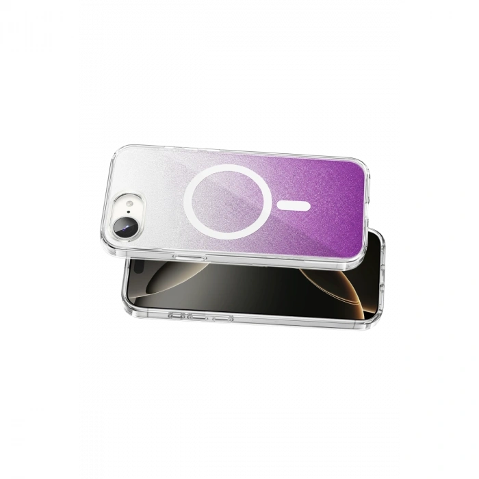 Onegif Apple İphone 17e Sora Simli Magsafe Kapak - Mor
