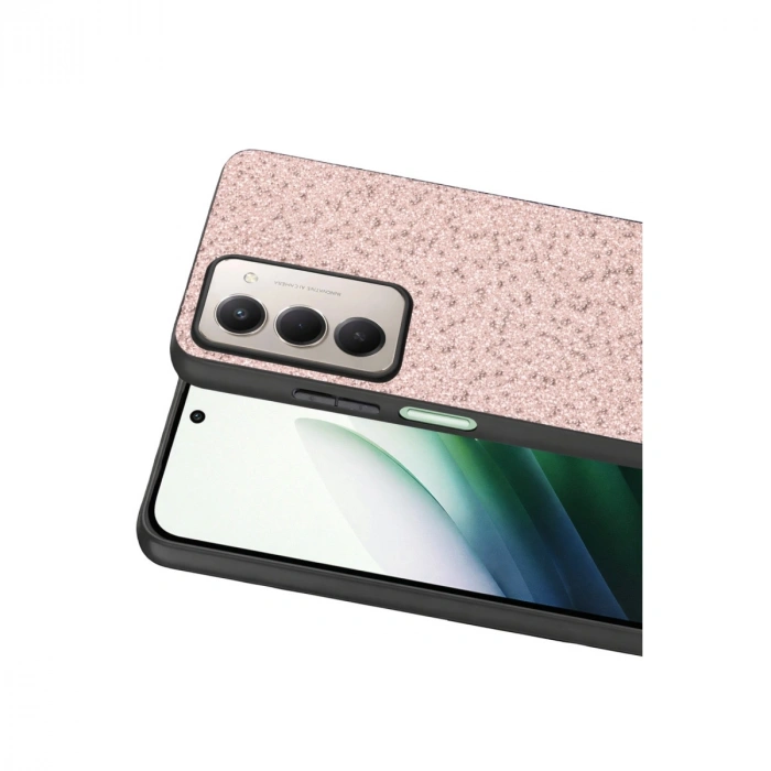 Onegif Xiaomi Redmi 15 4g Bright Simli Kapak - Pembe