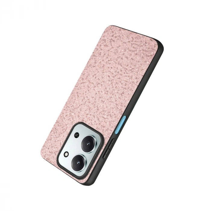 Onegif Xiaomi Redmi 15c 4g Bright Simli Kapak - Pembe