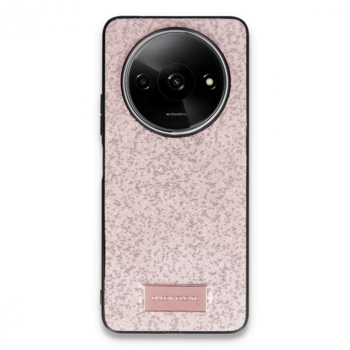 Onegif Xiaomi Redmi A3 4g Bright Simli Kapak - Pembe