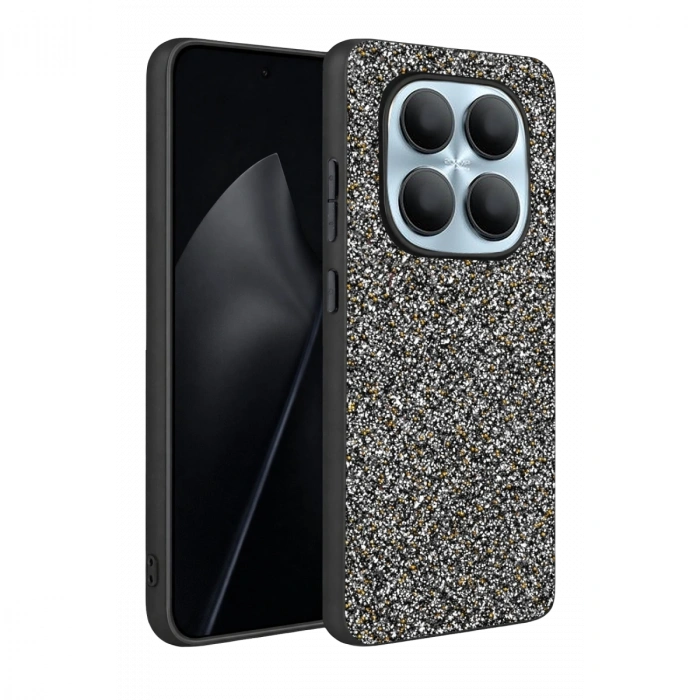 Onegif Xiaomi Redmi Note 15 4g Bright Simli Kapak - Gold