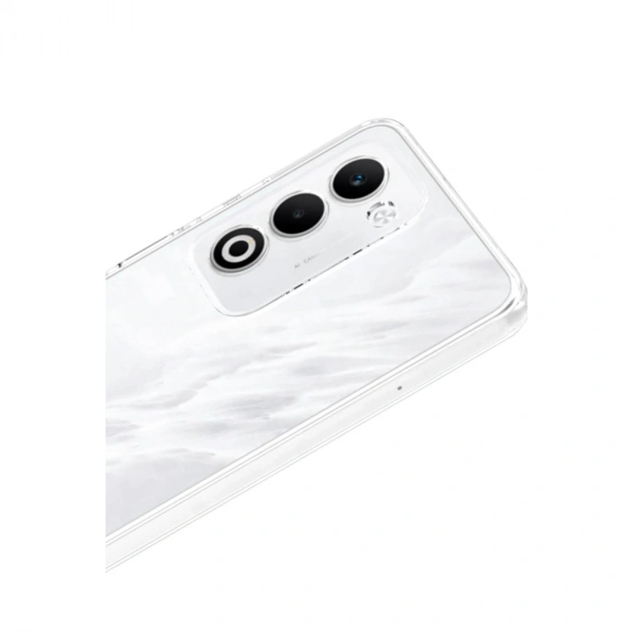 Oppo A5 4g Lüx Şeffaf Silikon - Şeffaf