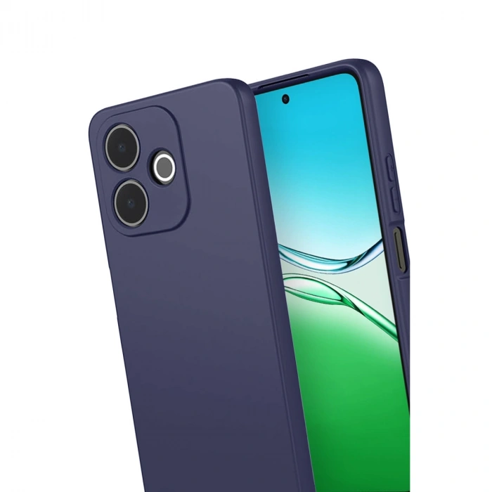 Oppo A5 Pro 4g First Silikon - Lacivert