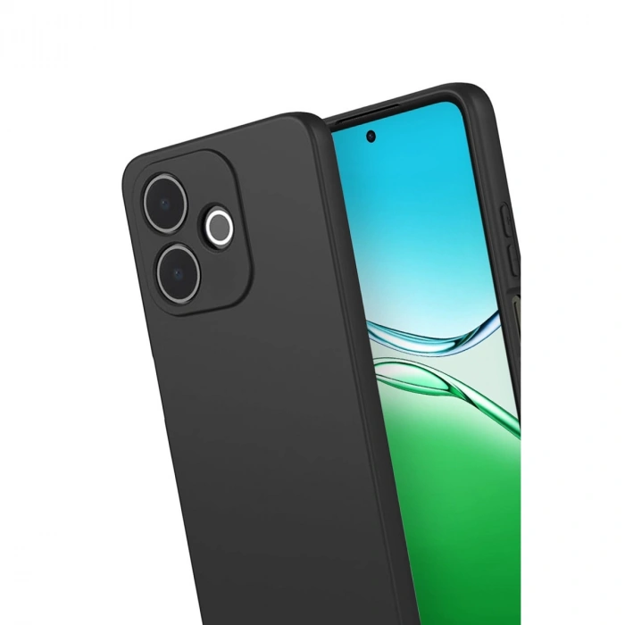 Oppo A5 Pro 4g First Silikon - Siyah