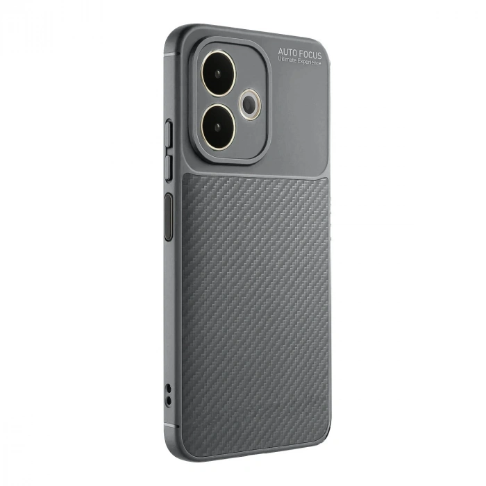 Oppo A5 Pro 4g Kılıf Auto Focus Karbon Kapak - Gri